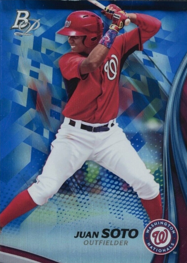 2017 Bowman Platinum Top Prospects Juan Soto #TP-JS Baseball Card