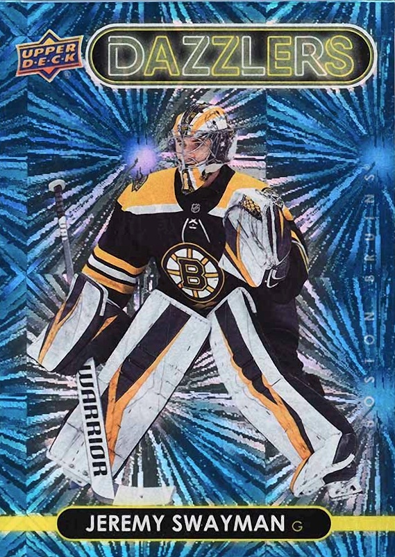 2021 Upper Deck Dazzlers  Jeremy Swayman #DZ4 Hockey Card