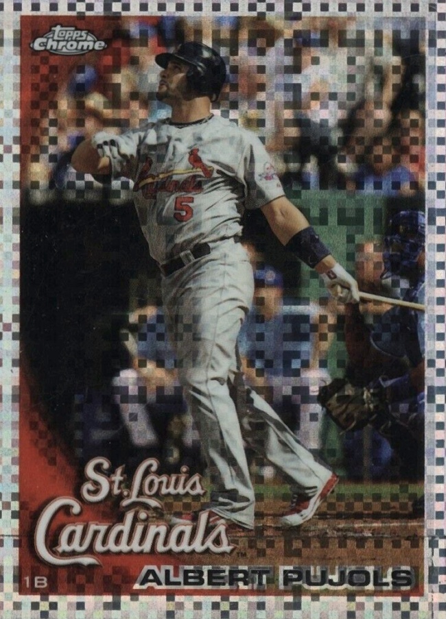 2010 Topps Chrome Albert Pujols #32 Baseball Card