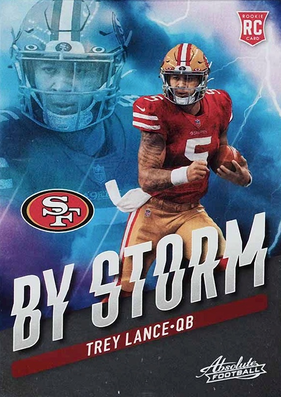 2021 Panini Absolute By Storm Trey Lance #BST3 Football Card