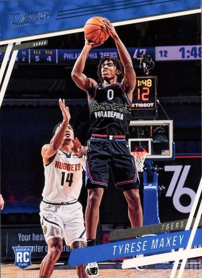 2020 Panini Chronicles Tyrese Maxey #59 Basketball Card