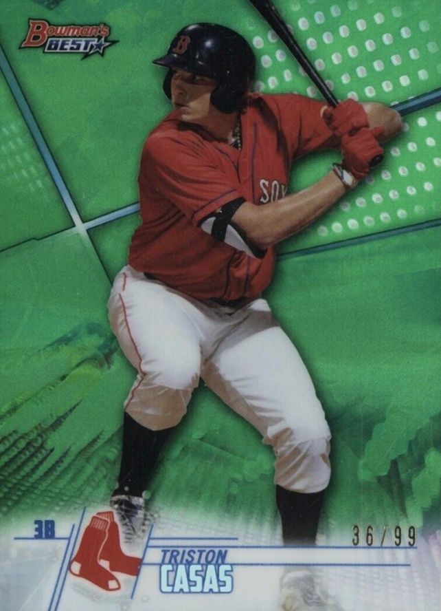 2018 Bowman's Best Top Prospects Triston Casas #TP-29 Baseball Card