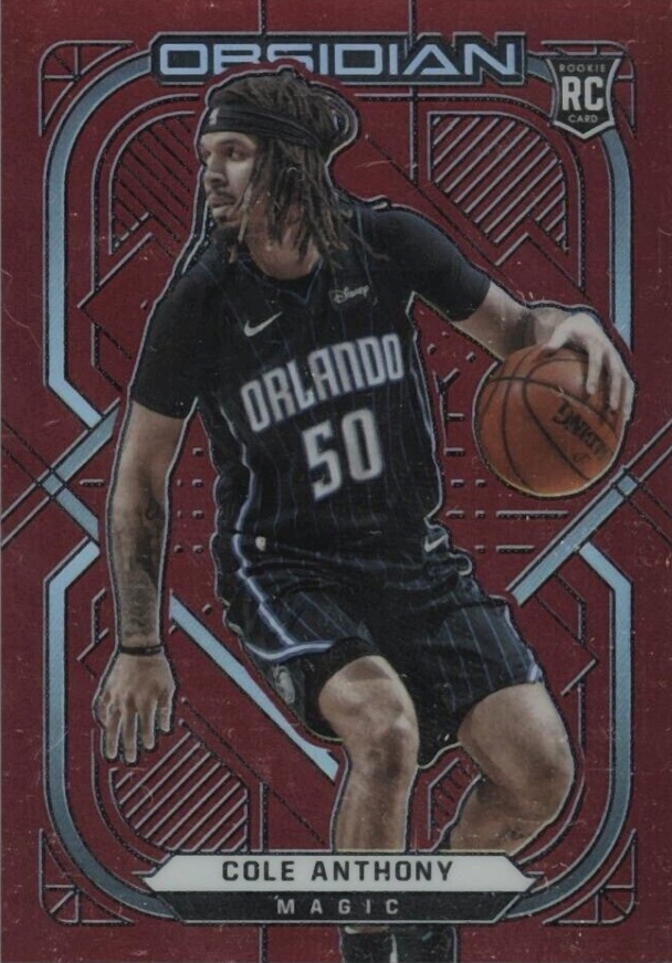 2020 Panini Obsidian Cole Anthony #156 Basketball Card