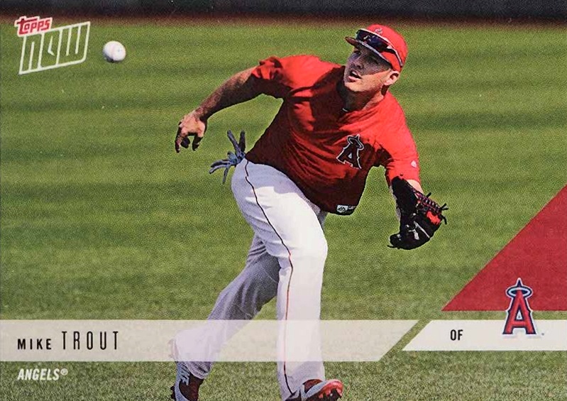 2018 Topps Now Road to Opening Day Mike Trout #OD168 Baseball Card