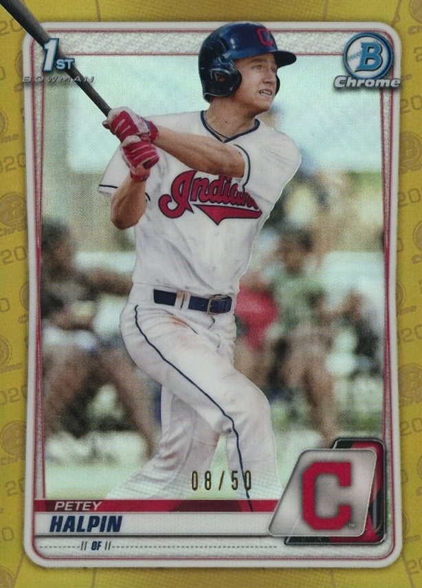 2020 Bowman Draft Petey Halpin #BD69 Baseball Card