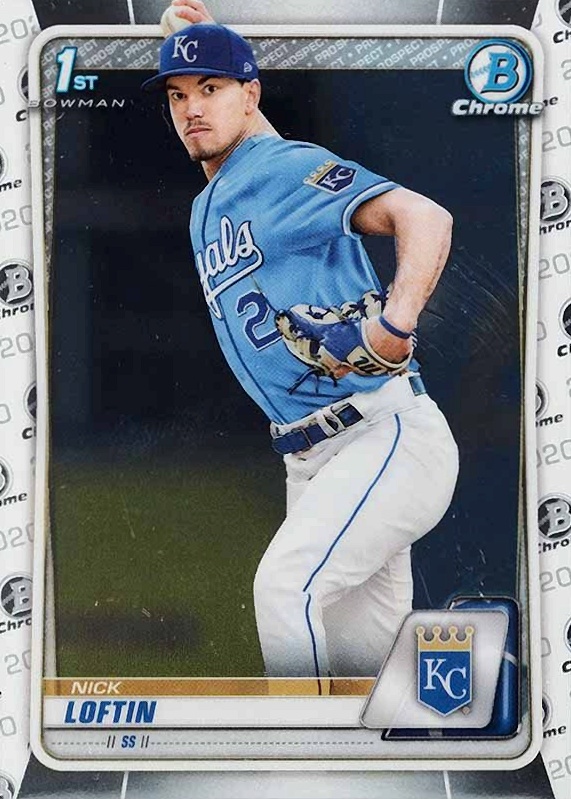 2020 Bowman Draft Nick Loftin #BD14 Baseball Card