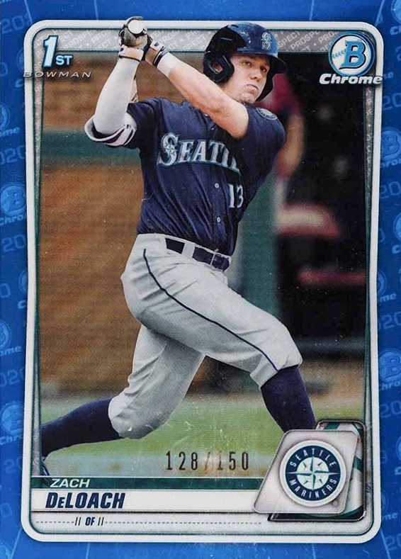 2020 Bowman Draft Zach Deloach #BD28 Baseball Card