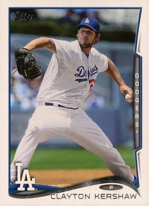 2014 Topps Mini Clayton Kershaw #400 Baseball Card