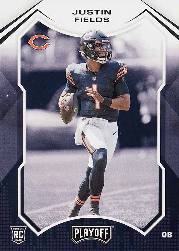 2021 Panini Playoff Justin Fields #208 Football Card