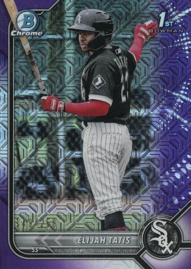 2022 Bowman Mega Box Chrome Elijah Tatis #23 Baseball Card