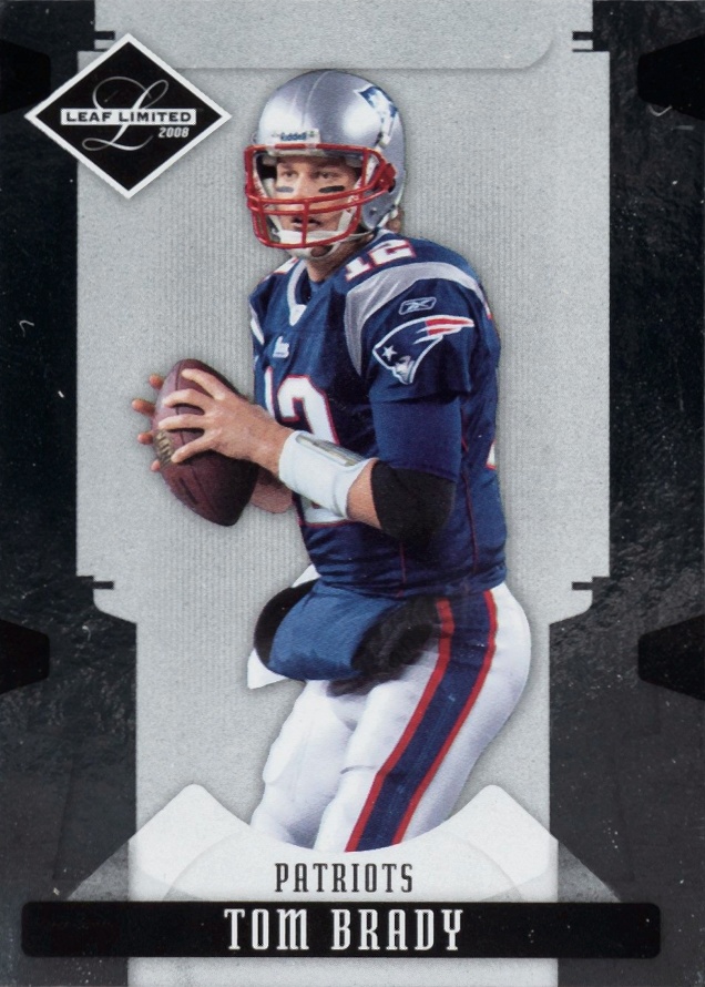 2008 Leaf Limited Tom Brady #59 Football Card