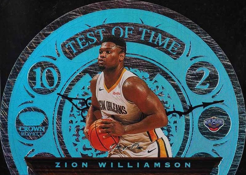 2020 Panini Crown Royale Test of Time Zion Williamson #15 Basketball Card