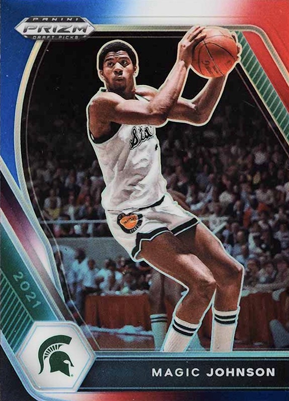 2021 Panini Prizm Draft Picks Magic Johnson #86 Basketball Card