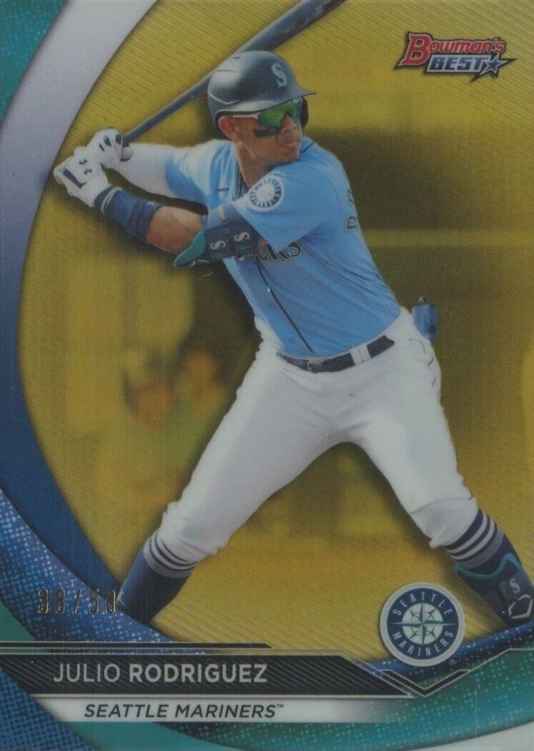 2020 Bowman's Best Top Prospects Julio Rodriguez #TP15 Baseball Card