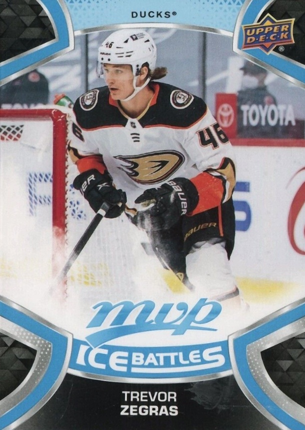 2021 Upper Deck MVP Trevor Zegras #249 Hockey Card