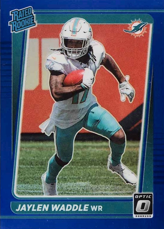 2021 Panini Donruss Optic Jaylen Waddle #208 Football Card