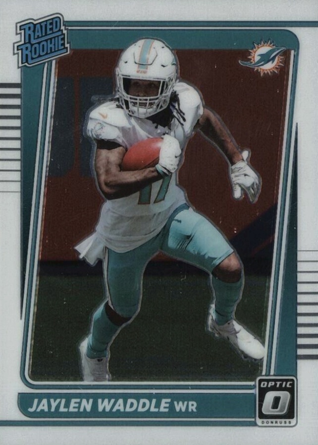 2021 Panini Donruss Optic Jaylen Waddle #208 Football Card