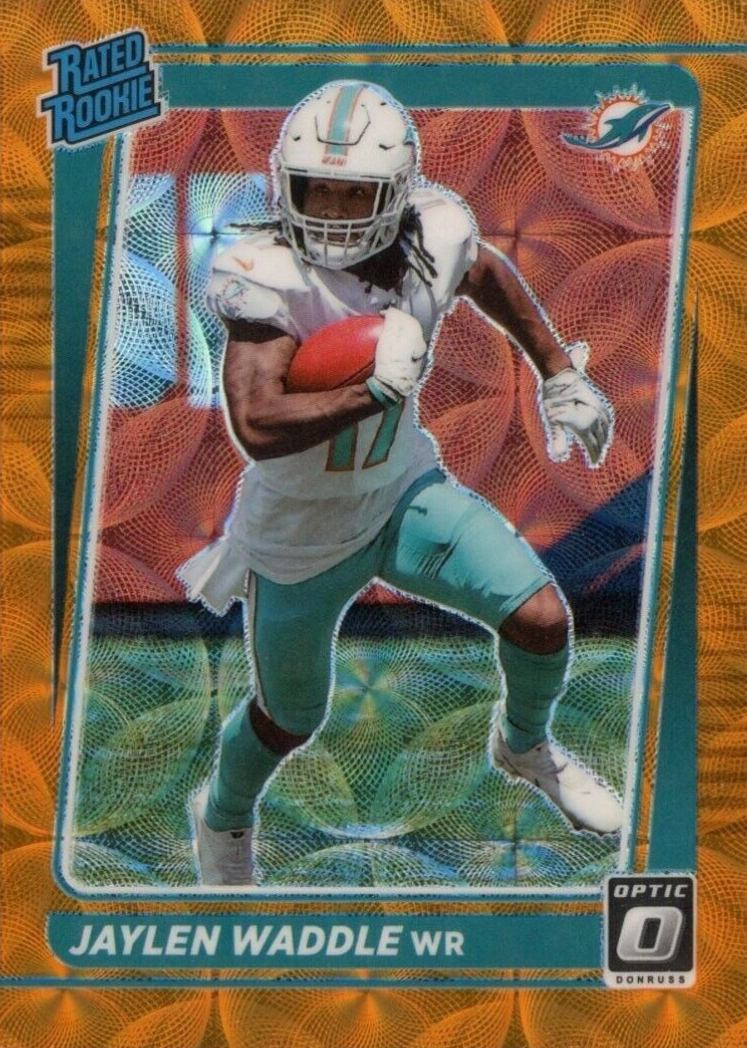 2021 Panini Donruss Optic Jaylen Waddle #208 Football Card