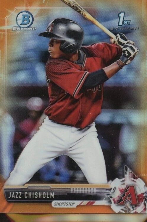 2017 Bowman Chrome Mini Jazz Chisholm #BCP207 Baseball Card