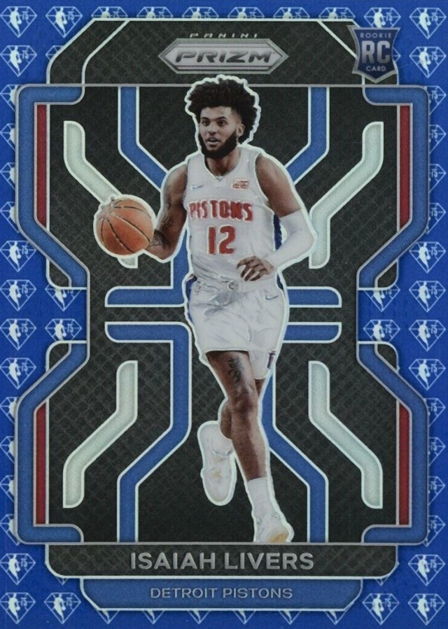 2021 Panini Prizm Isaiah Livers #296 Basketball Card