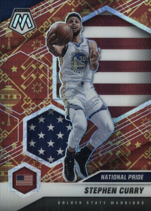 2020  Panini Mosaic Stephen Curry #249 Basketball Card