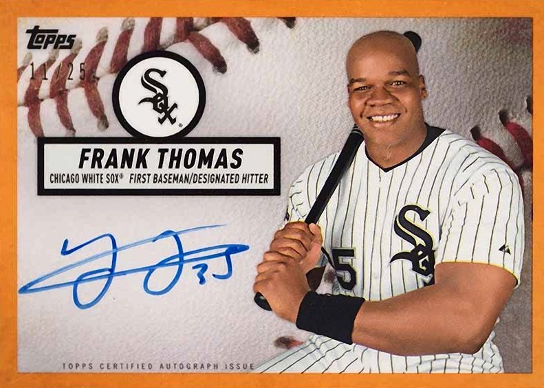 2019 Topps Brooklyn Collection Autographs Frank Thomas #FT Baseball Card