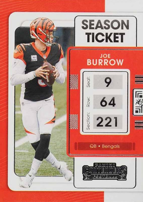 2021 Panini Contenders Joe Burrow #19 Football Card