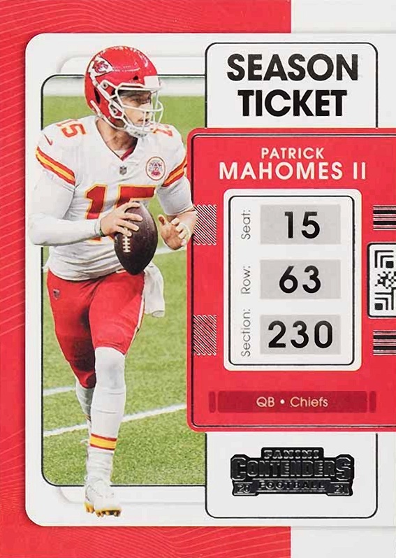 2021 Panini Contenders Patrick Mahomes II #47 Football Card