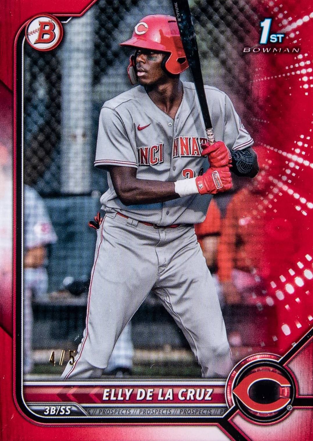 2022 Bowman Paper Prospects Elly de La Cruz #BP50 Baseball Card