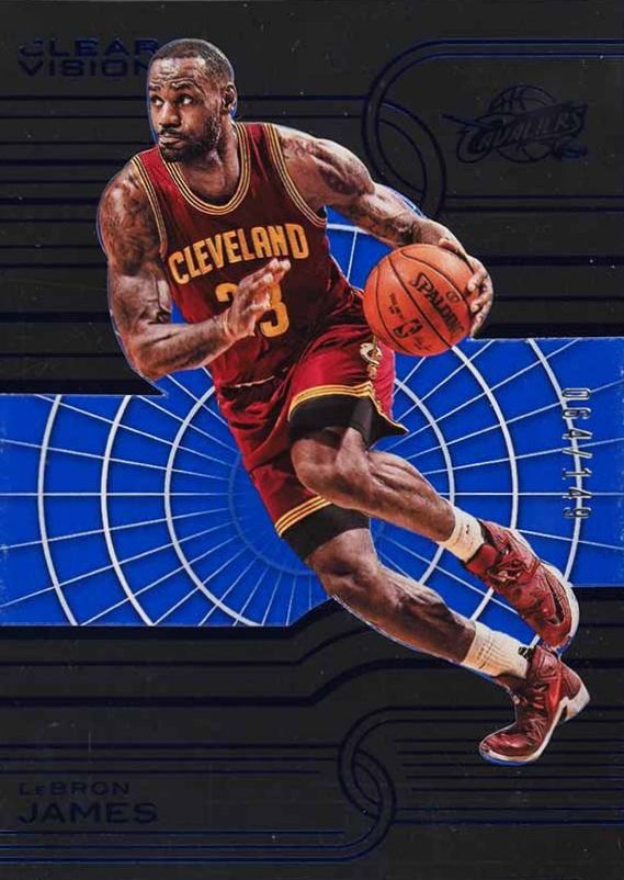 2015 Panini Clear Vision LeBron James #70 Basketball Card