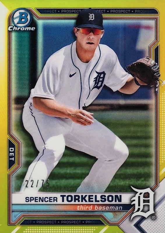 2021 Bowman Chrome Prospects Spencer Torkelson #BCP96 Baseball Card