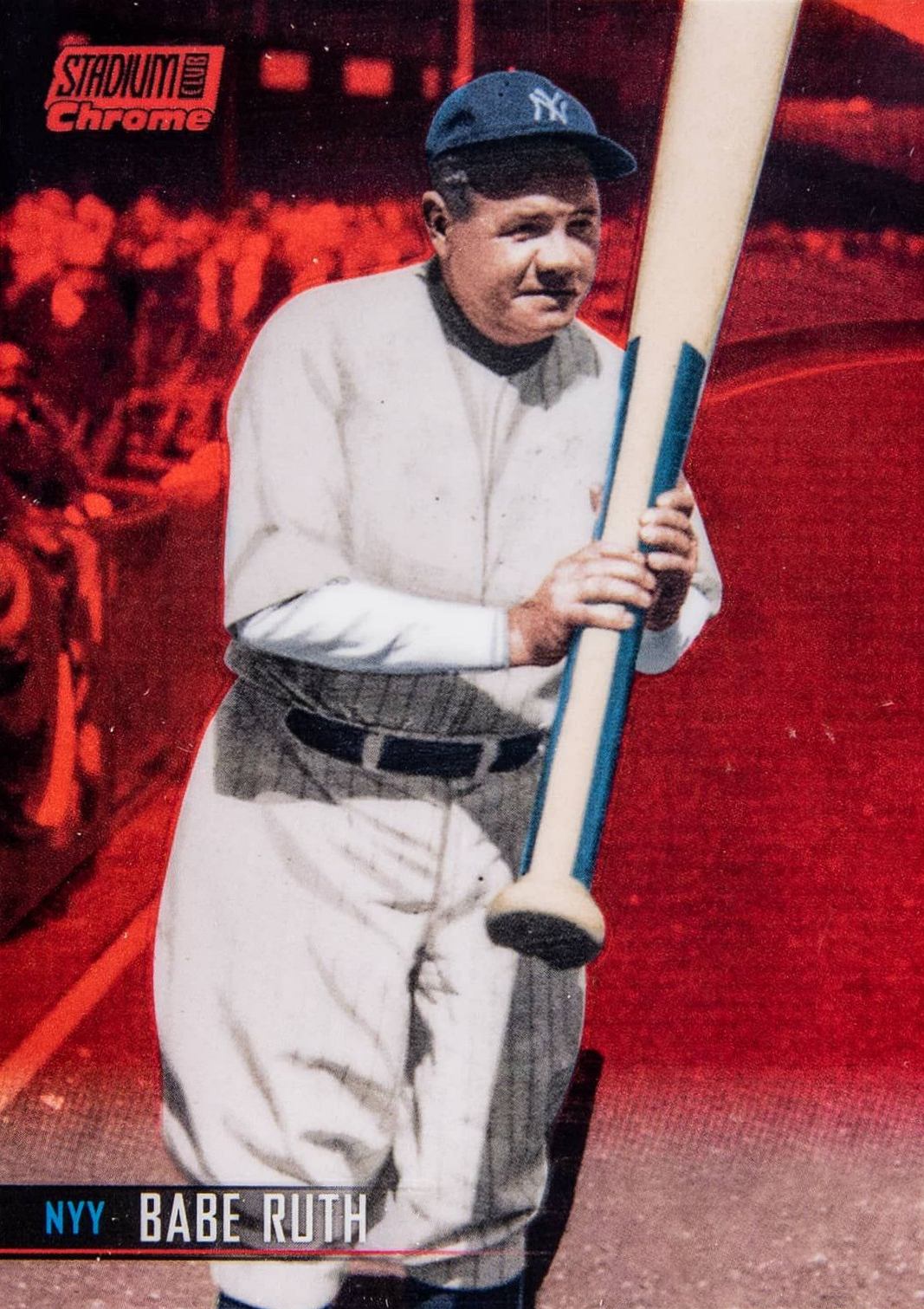 2021 Topps Stadium Club Chrome Babe Ruth #32 Baseball Card