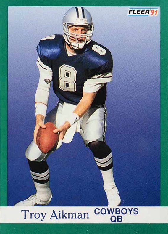 1991 Fleer Troy Aikman #228 Football Card