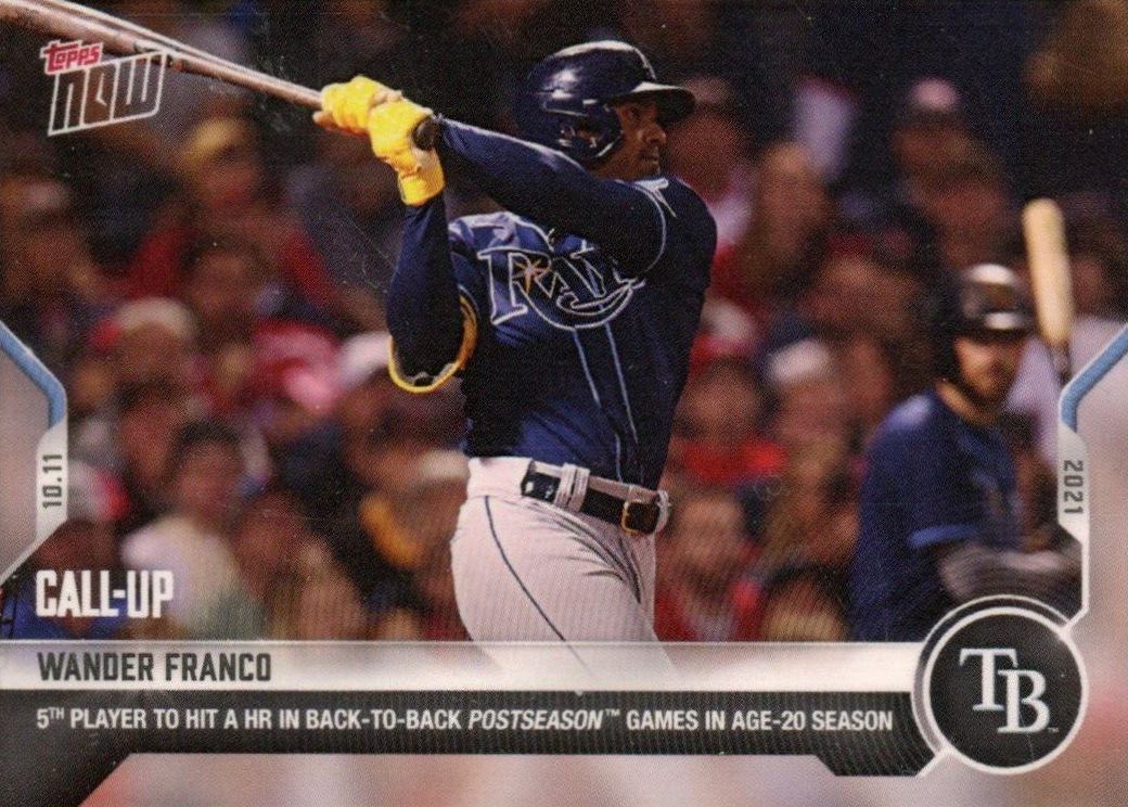 2021 Topps Now Wander Franco #955 Baseball Card