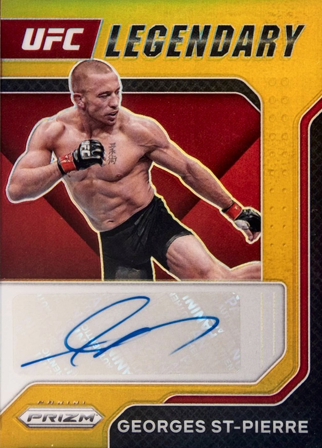 2022 Panini Prizm UFC Legendary Signatures Georges St-Pierre #LSGSP Other Sports Card