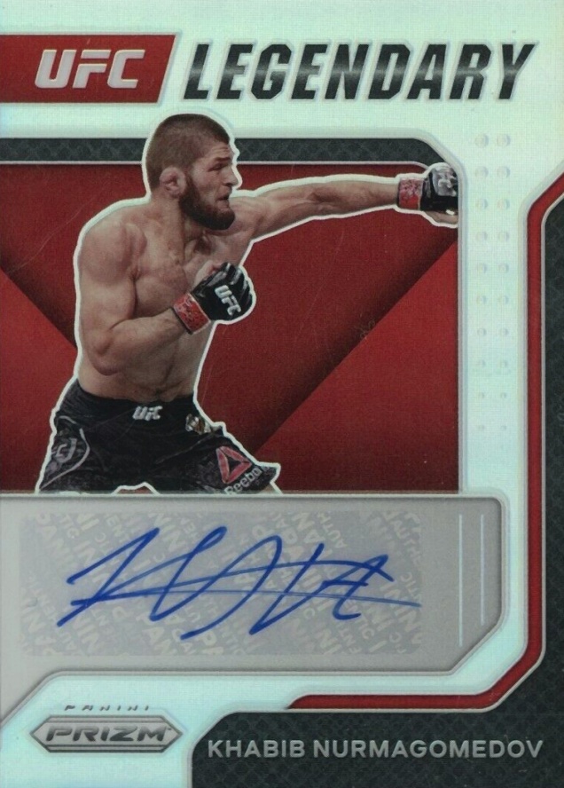 2022 Panini Prizm UFC Legendary Signatures Khabib Nurmagomedov #LSKHB Other Sports Card