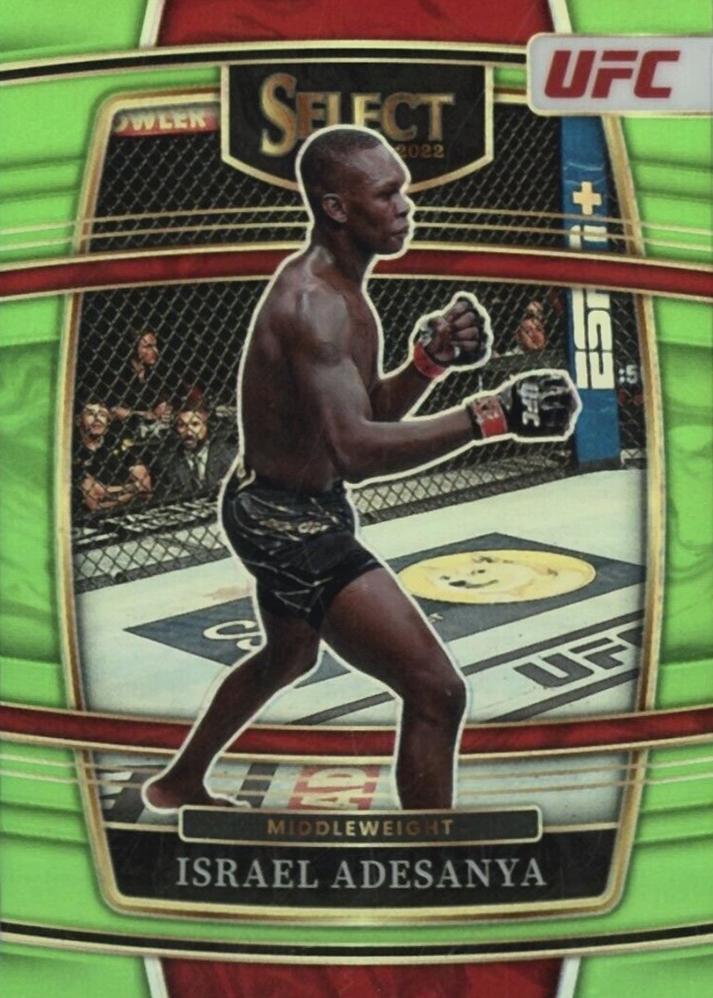 2022 Panini Select UFC Israel Adesanya #25 Other Sports Card