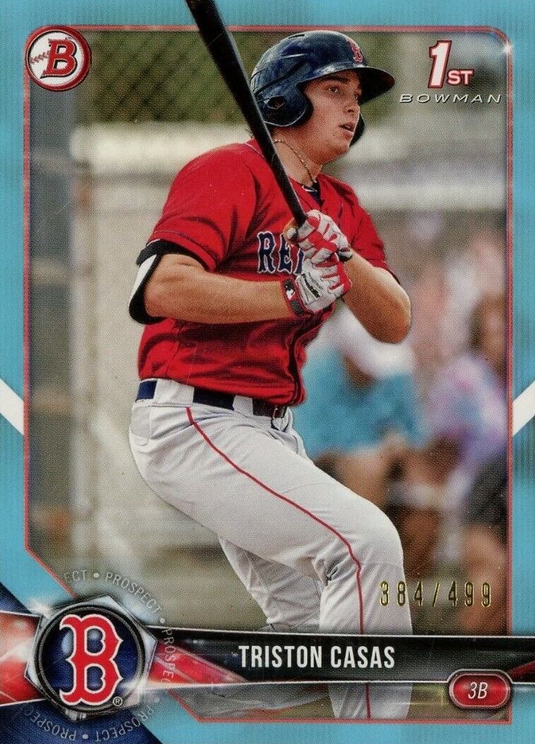 2018 Bowman Draft Triston Casas #BD171 Baseball Card