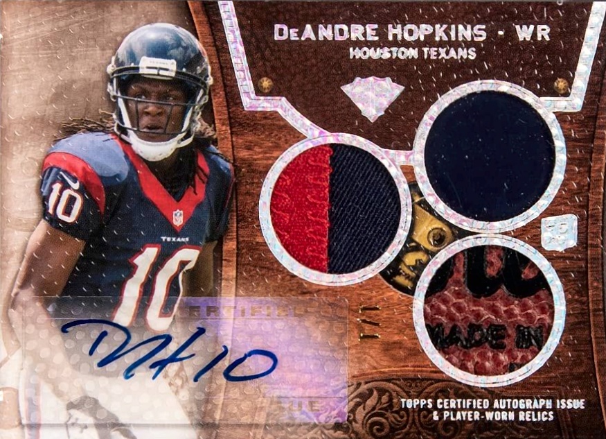 2013 Topps Triple Threads DeAndre Hopkins #118 Football Card