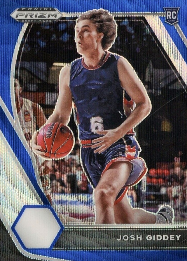 2021 Panini Prizm Draft Picks Josh Giddey #17 Basketball Card