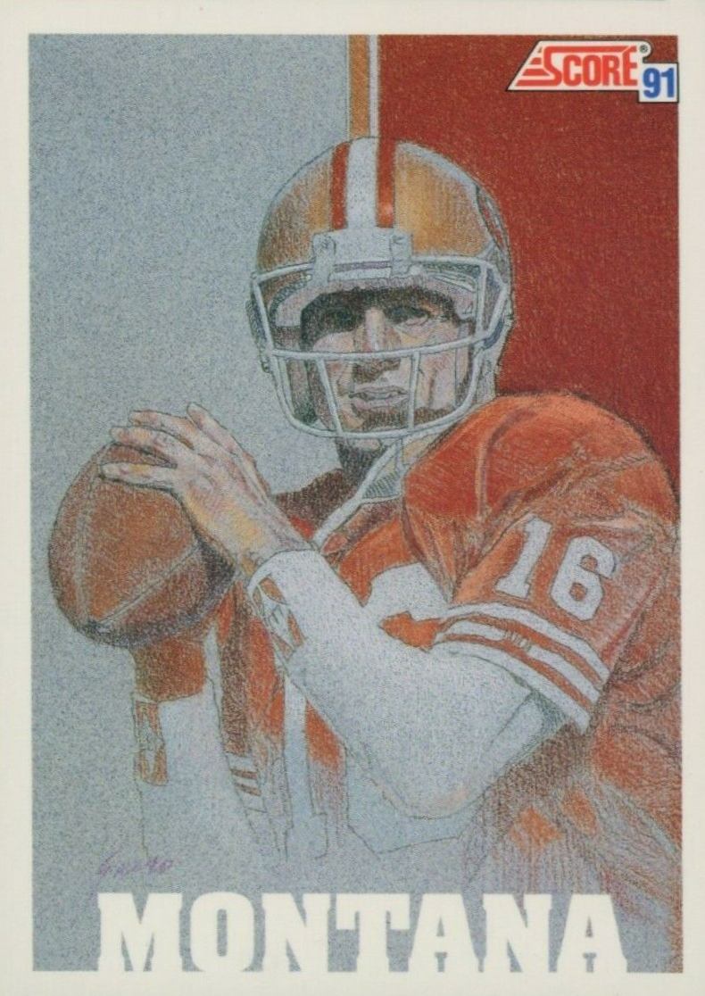 1991 Score Joe Montana Tm #620 Football Card