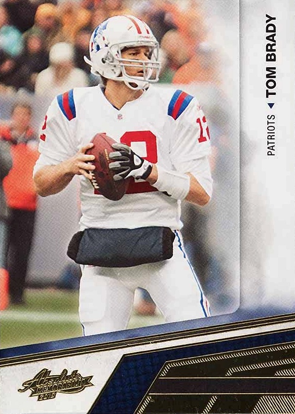 2010 Panini Absolute Memorabilia Tom Brady #58 Football Card