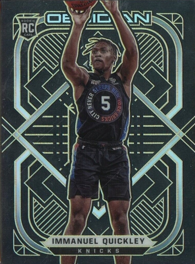 2020 Panini Obsidian Immanuel Quickley #154 Basketball Card