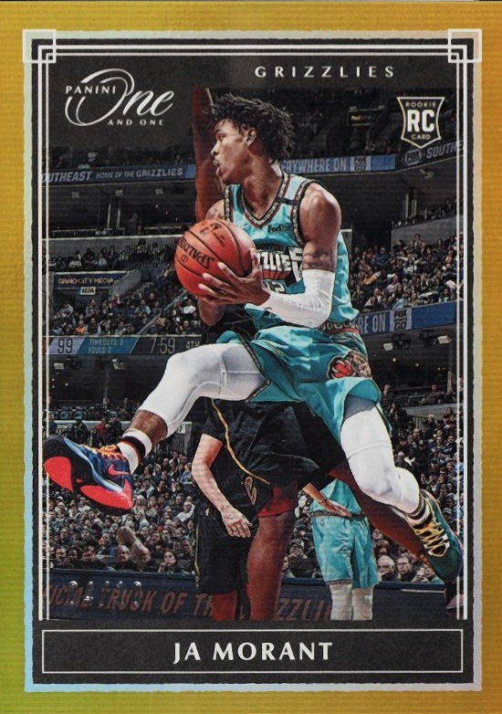 2019 Panini One and One Ja Morant #127 Basketball Card