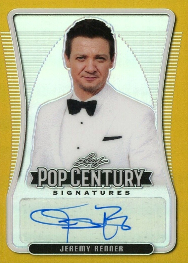 2020 Leaf Metal Pop Century Autograph Jeremy Renner #BAJR1 Non-Sports Card