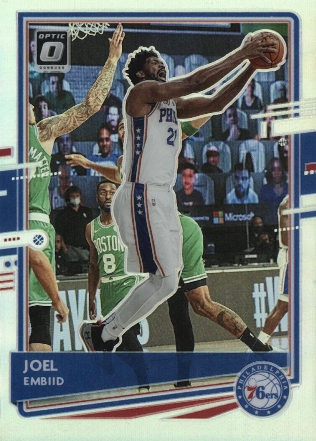 2020 Panini Donruss Optic Joel Embiid #20 Basketball Card