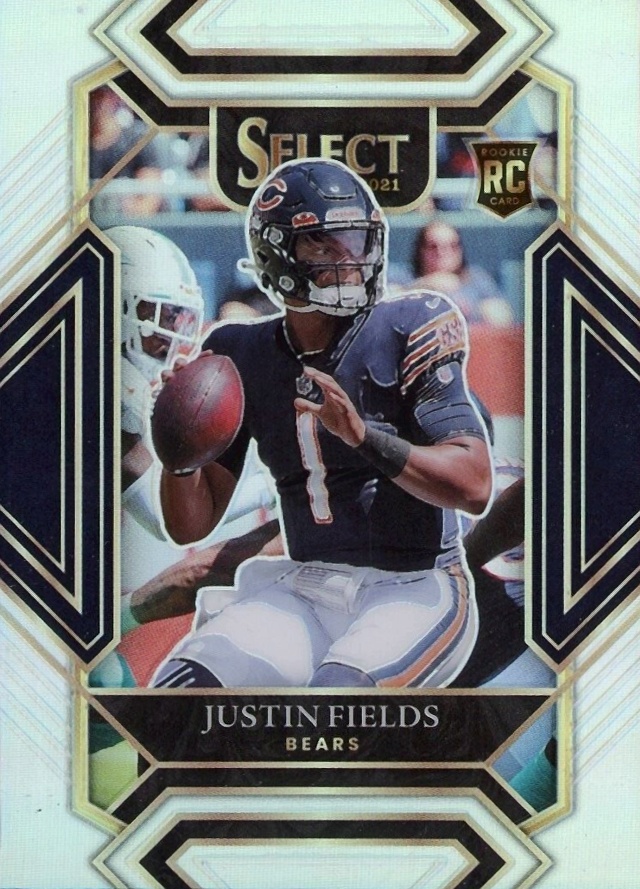 2021 Panini Select Justin Fields #250 Football Card