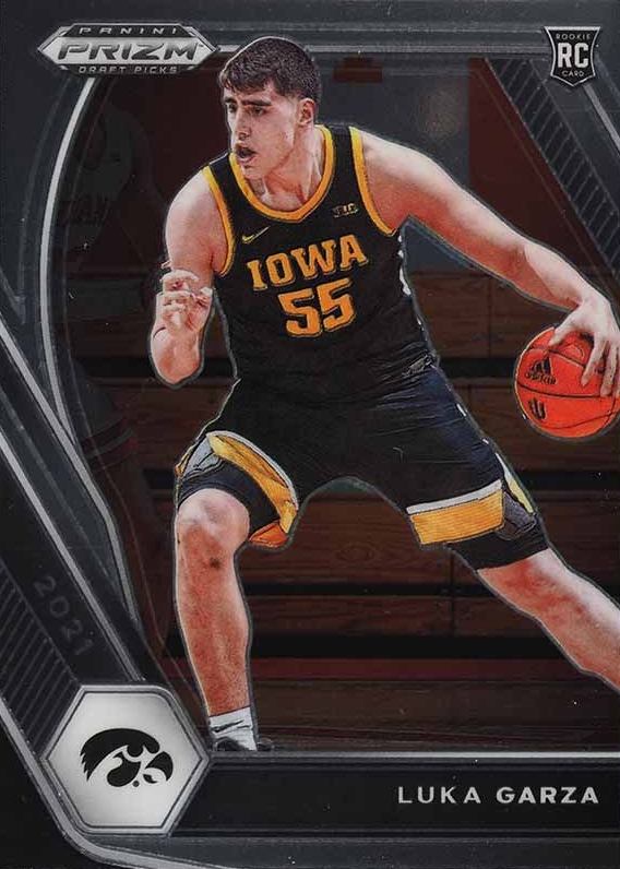 2021 Panini Prizm Draft Picks Luka Garza #51 Basketball Card