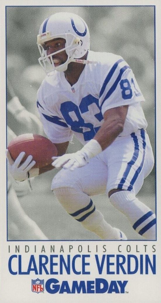 1992 Fleer GameDay Clarence Verdin #182 Football Card