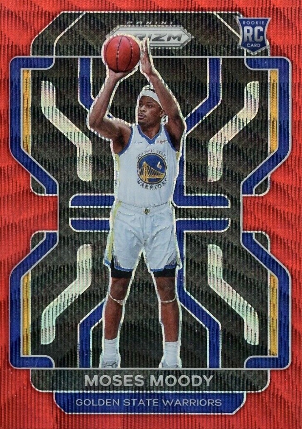 2021 Panini Prizm Moses Moody #308 Basketball Card